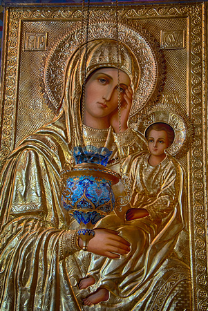 St Theodosious Icon Detail